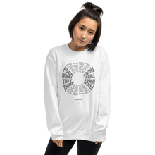 F**ck What They Think White Unisex Sweatshirt