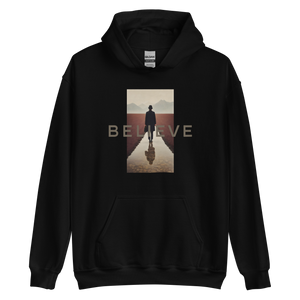 Believe Unisex Hoodie Front Print