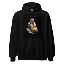 Sloth Riding A Snail Unisex Hoodie Front Print