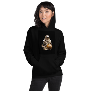 Sloth Riding A Snail Unisex Hoodie Front Print