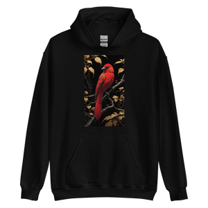 Red Bird Unisex Hoodie Front Print