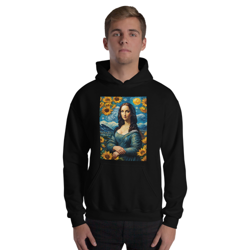 Monalisa Painting in Van Gogh Style Unisex Hoodie