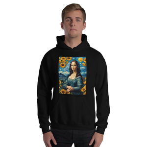 Monalisa Painting in Van Gogh Style Unisex Hoodie