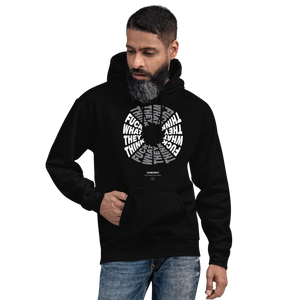 F**ck What They Think Grayscale Unisex Hoodie