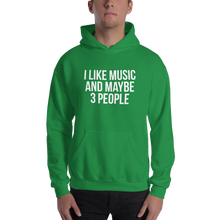 I Like Music and Maybe 3 People Unisex Hoodie