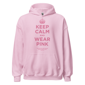 Keep Calm and Wear Pink Unisex Hoodie