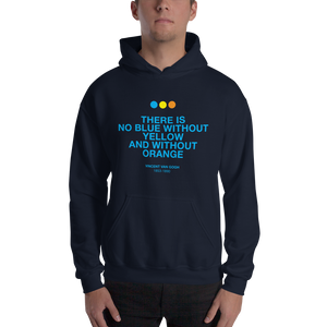 Navy / S There is No Blue Unisex Hoodie by Design Express