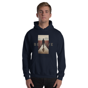 Believe Unisex Hoodie Front Print