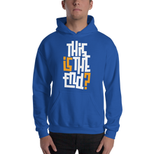 IS/THIS IS THE END? White Yellow Unisex Hoodie