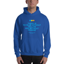 Royal / S There is No Blue Unisex Hoodie by Design Express