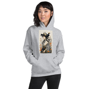 Mrs. Flora and Fauna Unisex Hoodie Front Print