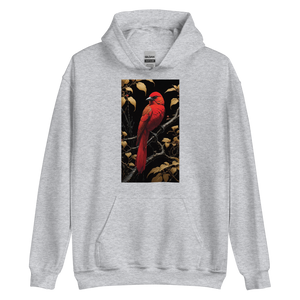 Red Bird Unisex Hoodie Front Print