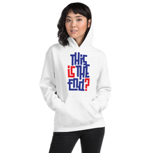 IS/THIS IS THE END? Navy Red Unisex Hoodie