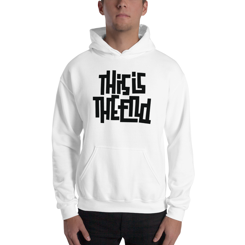 THIS IS THE END? White Unisex Hoodie