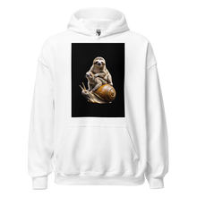 Sloth Riding A Snail Unisex Hoodie Front Print