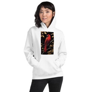 Red Bird Unisex Hoodie Front Print