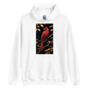 Red Bird Unisex Hoodie Front Print