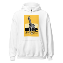 Giraffe Zebra Skin Unisex Hoodie Front Print