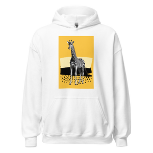 Giraffe Zebra Skin Unisex Hoodie Front Print