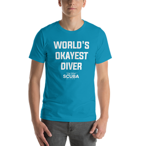 World's Okayest Diver Short-Sleeve Unisex T-Shirt