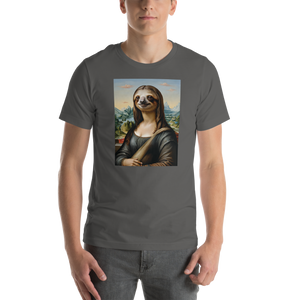 Monalisloth Unisex T-shirt Front Print