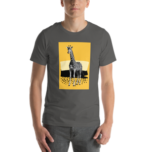 Giraffe Zebra Skin Unisex T-shirt Front Print