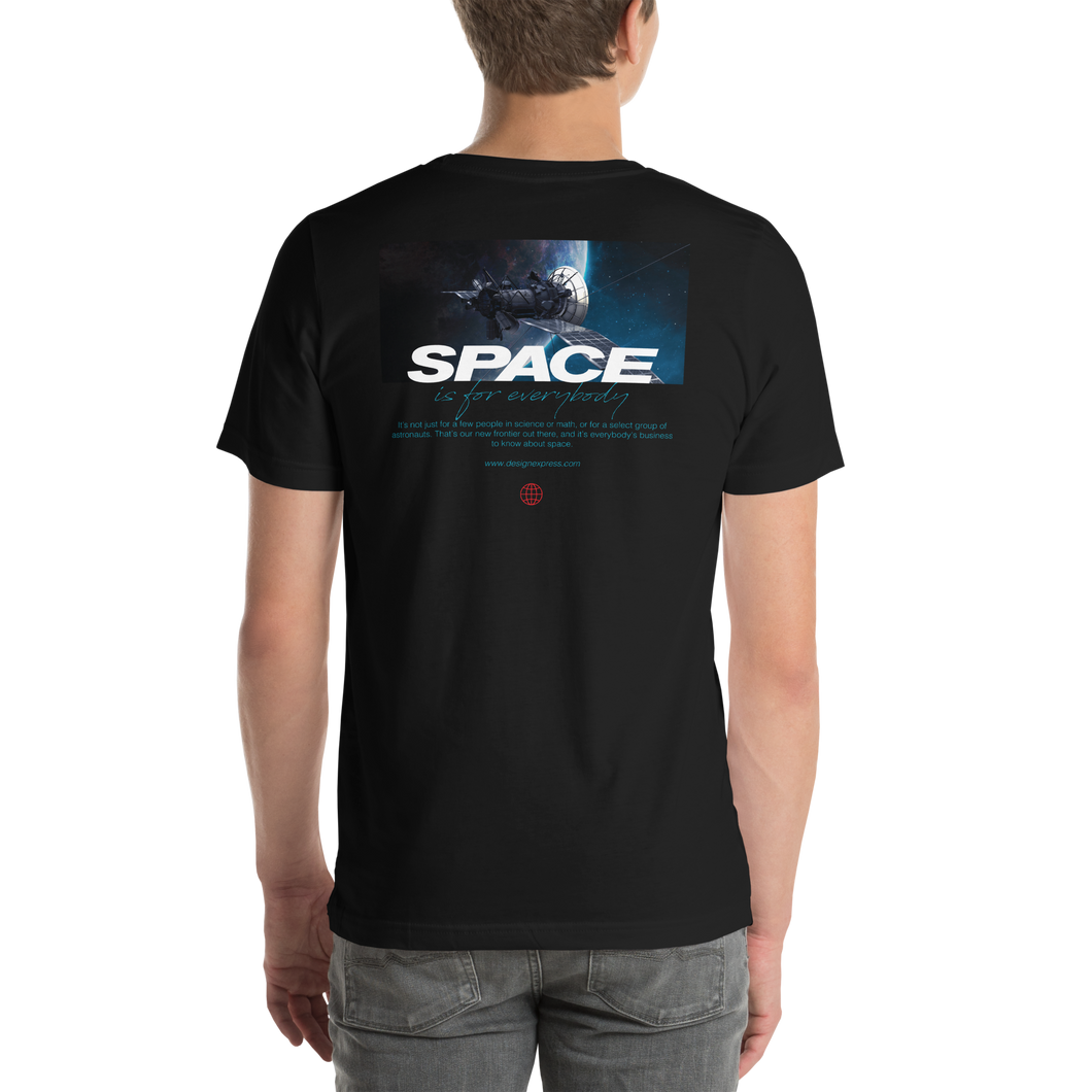 Space is for Everybody Unisex T-shirt Front