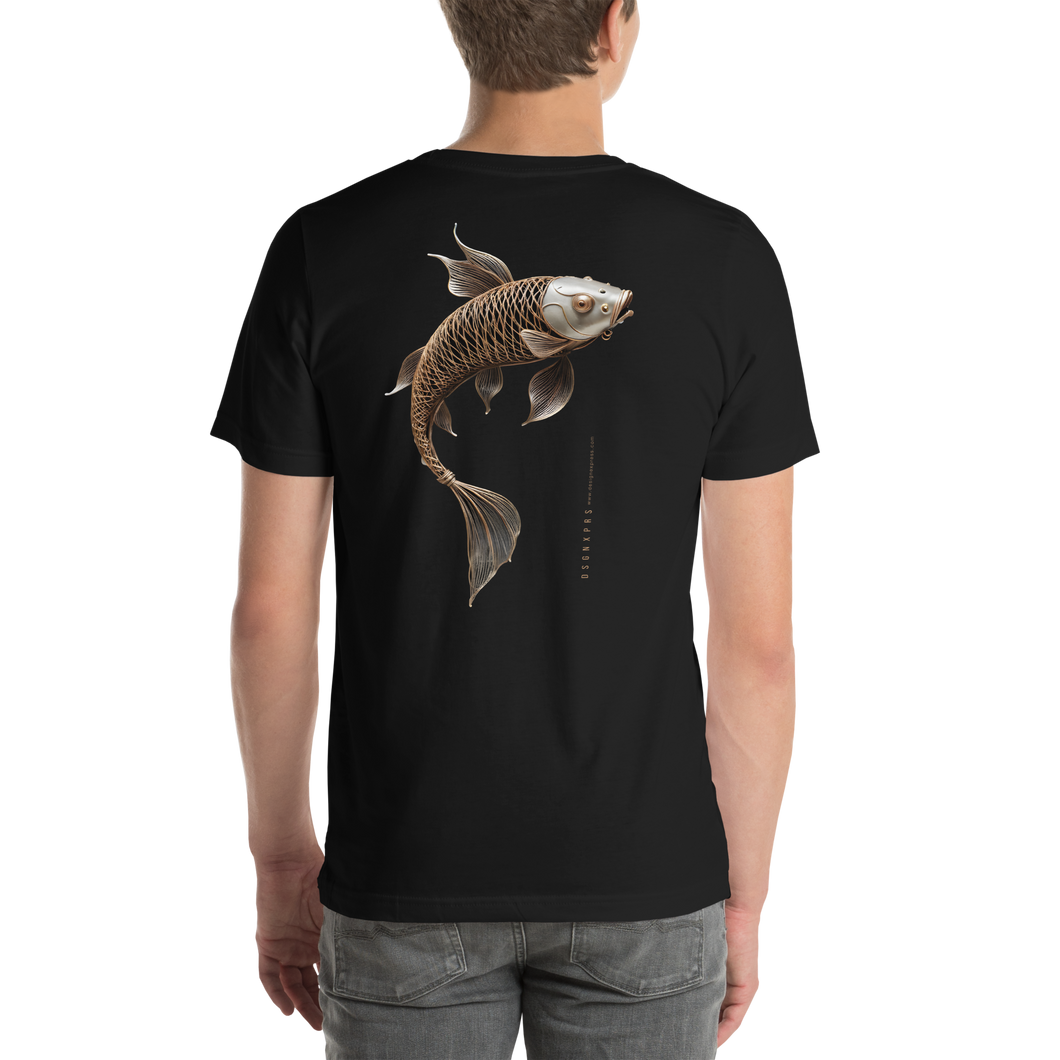 Copper Fish Art Back Unisex T-shirt