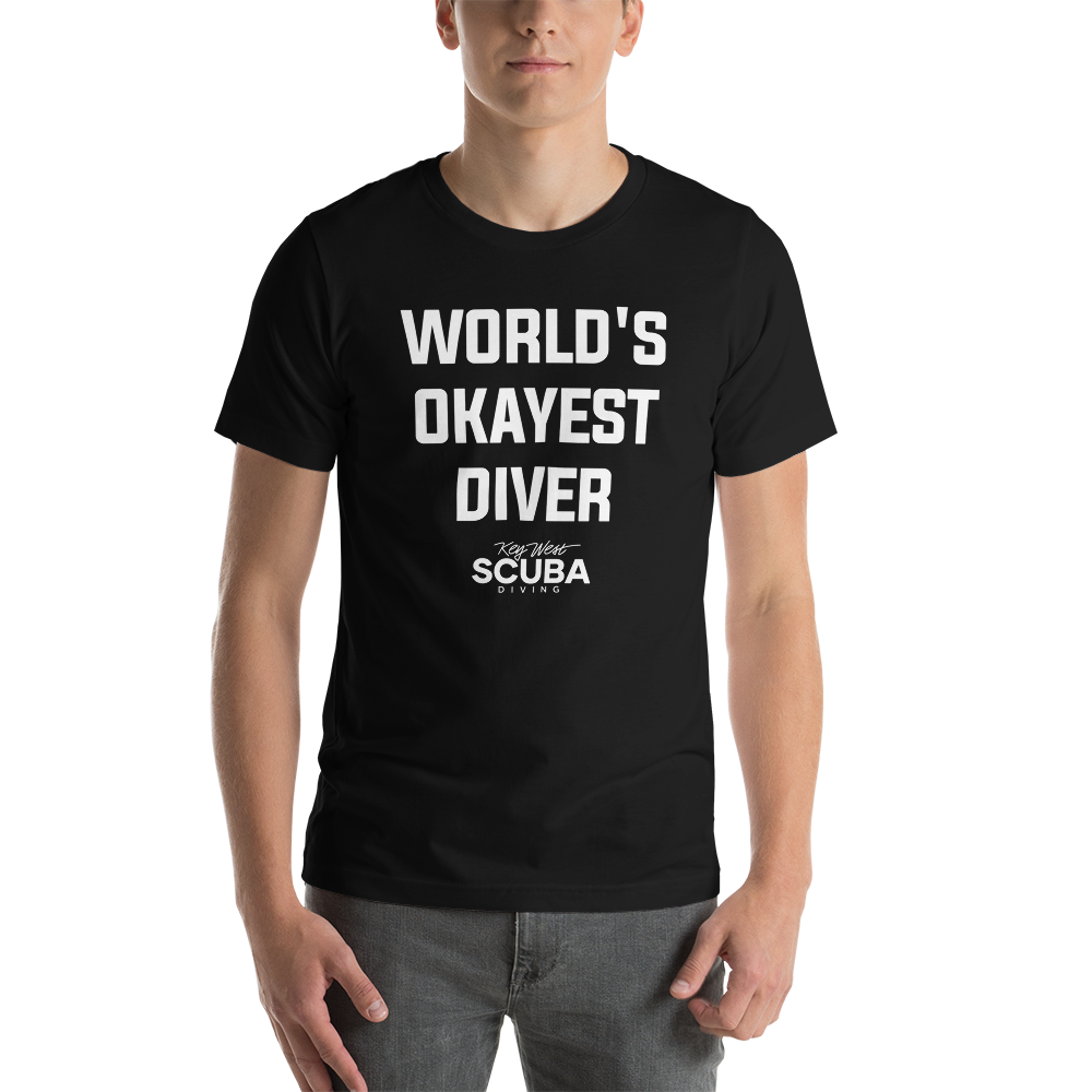 World's Okayest Diver Short-Sleeve Unisex T-Shirt