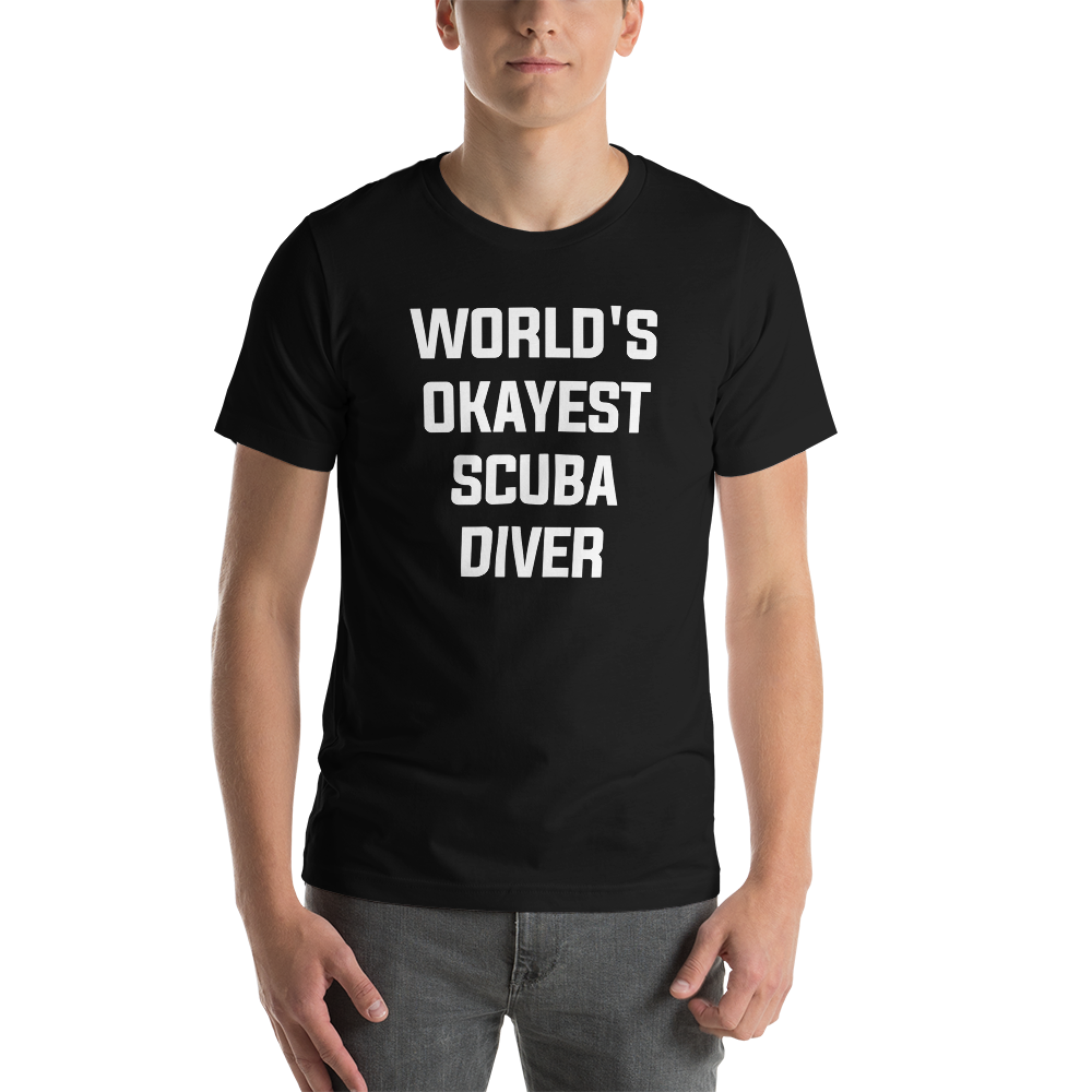 World's Okayest Scuba Diver Short-Sleeve Unisex T-Shirt