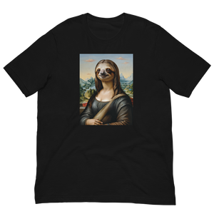 Monalisloth Unisex T-shirt Front Print