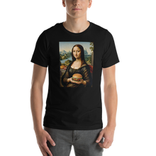 Monalisa Burger Unisex T-shirt Front Print