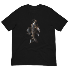 Minimalism Copperplate Art Fish Front Print Unisex T-shirt