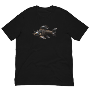 Minimalism Copperplate Art Fish Unisex T-shirt