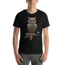 Owl Copper Art Unisex T-shirt