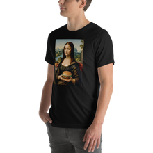 Monalisa Burger Unisex T-shirt Front Print