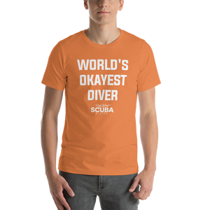 World's Okayest Diver Short-Sleeve Unisex T-Shirt