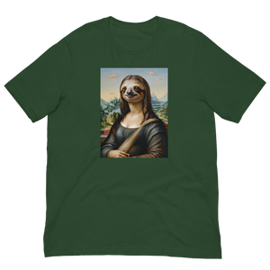 Monalisloth Unisex T-shirt Front Print