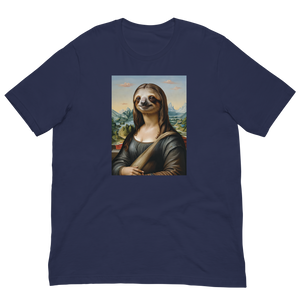 Monalisloth Unisex T-shirt Front Print