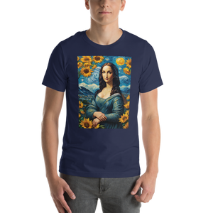 Monalisa Painting in Van Gogh Style Unisex T-shirt