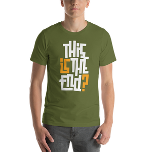 IS/THIS IS THE END? White Yellow Short-Sleeve Unisex T-Shirt