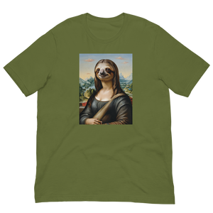 Monalisloth Unisex T-shirt Front Print