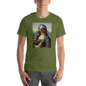 Monalisloth Unisex T-shirt Front Print