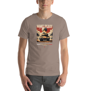 Make Peace Stop War Tank Unisex T-shirt Front Print