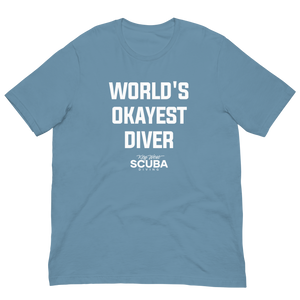 World's Okayest Diver Short-Sleeve Unisex T-Shirt