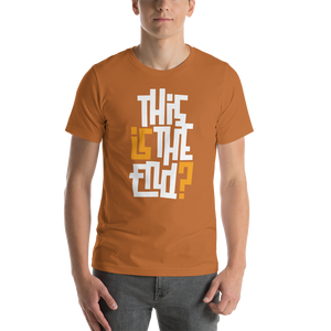 IS/THIS IS THE END? White Yellow Short-Sleeve Unisex T-Shirt