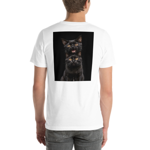 Two Black Cats Follows Unisex T-shirt