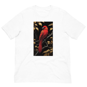 Red Bird Unisex T-shirt Front Print