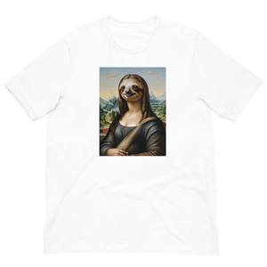 Monalisloth Unisex T-shirt Front Print