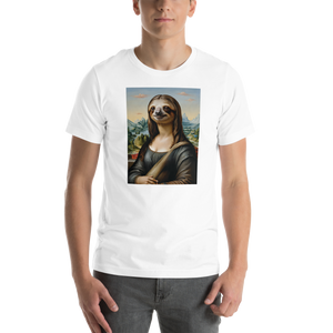 Monalisloth Unisex T-shirt Front Print